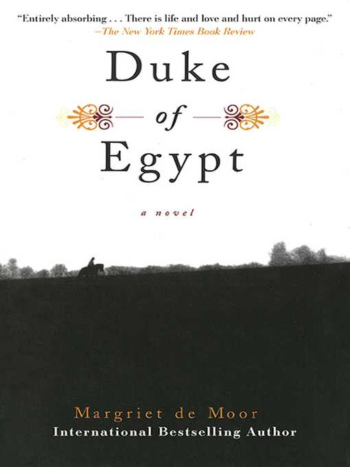 Cover image for Duke of Egypt: a Novel